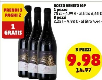 PENNY Rosso veneto igp offerta