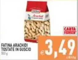 Pim Supermercati Fatina arachidi tostate in guscio offerta