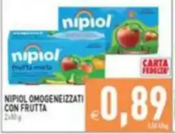 Pim Supermercati Nipi ol omogeneizzati con frutta offerta