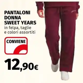 Pantaloni donna Sweet Years
