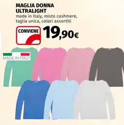 Ipercoop Maglia donna ultralight offerta