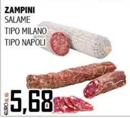 Big Food Zampini salame tipo milano tipo napoli offerta