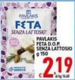Iper Triscount Pavlakis feta senza lattosio offerta