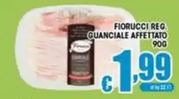 Sacoph Fiorucci guanciale affettato offerta