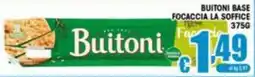 Sacoph Buitoni focaccia la soffice offerta