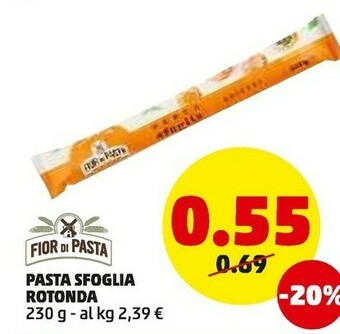 PENNY Pasta sfoglia rotonda offerta