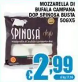 Sacoph Mozzarella di bufala campana dop spinosa offerta