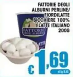 Sacoph Fiordilatte bicchiere offerta