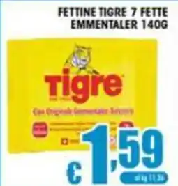 Sacoph Fettine Tigre Emmentaler offerta