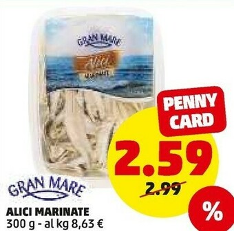 PENNY Alici marinate 300 g offerta