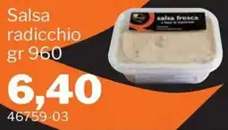 GrosMarket Salsa radicchio offerta