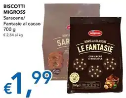 Migross Supermercati e Market Biscotti Migross Fantasie al cacao offerta