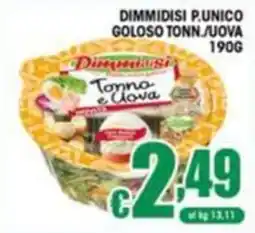 Sacoph Dimmidisi Tonno e Uova offerta