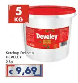 Italy Cash Ketchup Delicato Develey offerta