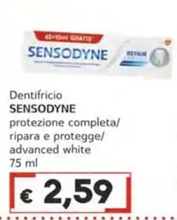 Italy Cash Dentifricio SENSODYNE protezione completa offerta