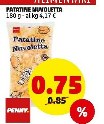 PENNY Patatine nuvoletta offerta