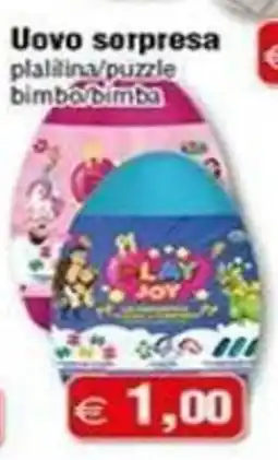 Magazzini Smart Uovo sorpresa plalilina/puzzle bimbo/bimba offerta