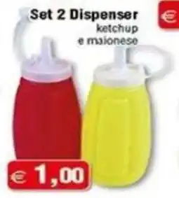 Magazzini Smart Set 2 dispenser ketchup e maionese offerta