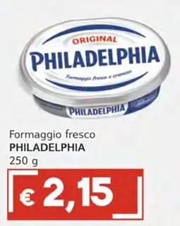 Italy Cash Formaggio fresco Philadelphia offerta
