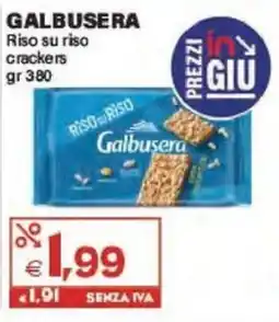 Boningros Cash and Carry Galbusera Riso su riso crackers offerta