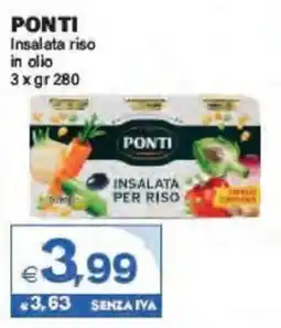 Boningros Cash and Carry Ponti Insalata riso in olio offerta