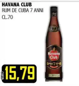 Big Food Havana Club rum de Cuba 7 anni offerta