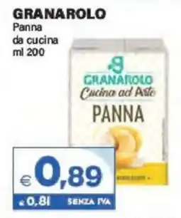 Boningros Cash and Carry Granarolo Panna da cucina offerta