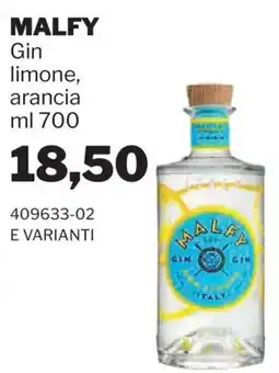 GrosMarket Malfy Gin limone, arancia offerta