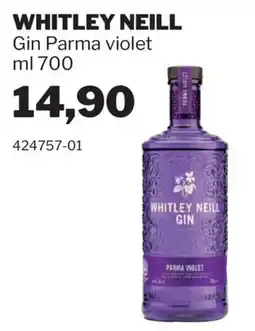 GrosMarket Whitley Neill Gin Parma violet offerta