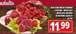 Iper Triscount Bocconcini di corona - corona - muscolo - muscolo intero di bovino adulto offerta