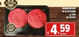 Iper Triscount Hamburger di Scottona offerta