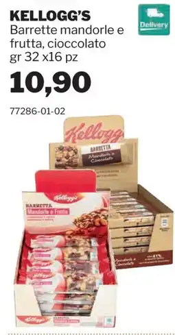GrosMarket Kellogg's Barrette mandorle e frutta offerta
