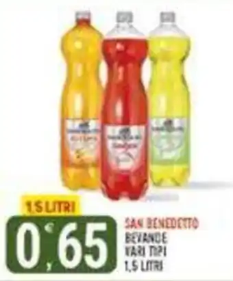 San Benedetto bevande vari tipi