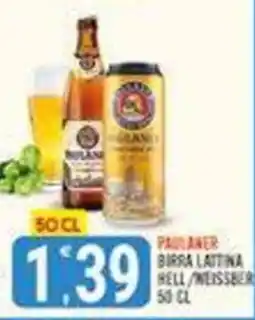 Tutto Buono Paulaner birra lattina offerta