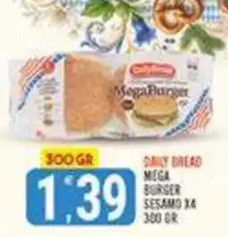Tutto Buono Daily Bread Mega Burger Sesamo offerta