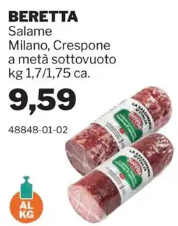 GrosMarket Salame Milano, Crespone Beretta offerta
