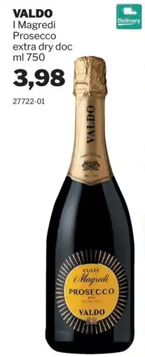 GrosMarket Valdo I Magredi Prosecco extra dry doc offerta