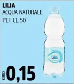 Big Food Acqua naturale Lilia offerta