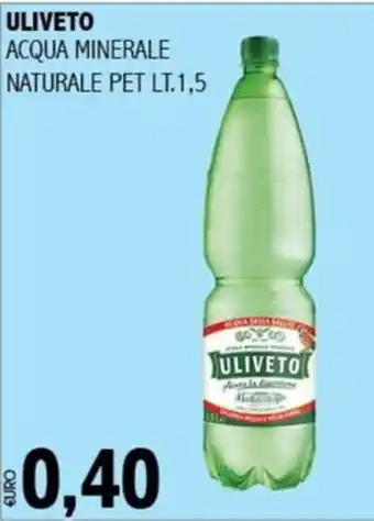 Big Food Acqua minerale naturale Uliveto offerta