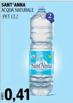 Big Food Acqua naturale Sant'Anna offerta