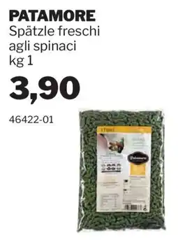 GrosMarket Patamore Spätzle freschi agli spinaci offerta