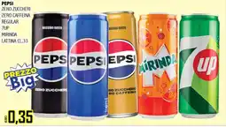 Big Food Pepsi Zero Zucchero offerta