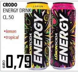 Big Food CRODO energy drink offerta