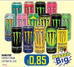 Big Food Monster Energy Drink offerta