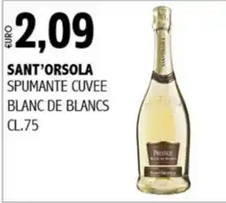 Big Food Sant'Orsola spumante cuvee blanc de blancs offerta