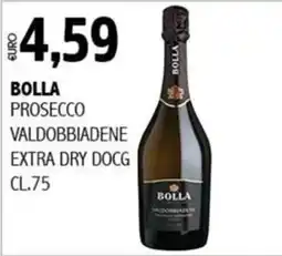 Big Food Bolla Prosecco Valdobbiadene Extra Dry DOCG offerta