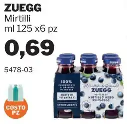 GrosMarket Mirtilli ZUEGG offerta