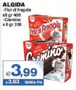 Boningros Cash and Carry Algida Fior di fragola/ Cremino offerta