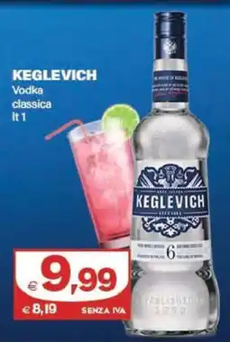 Boningros Cash and Carry Keglevich Vodka classica offerta