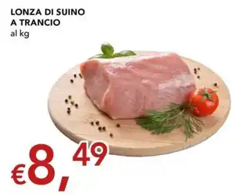 Lonza di suino a trancio